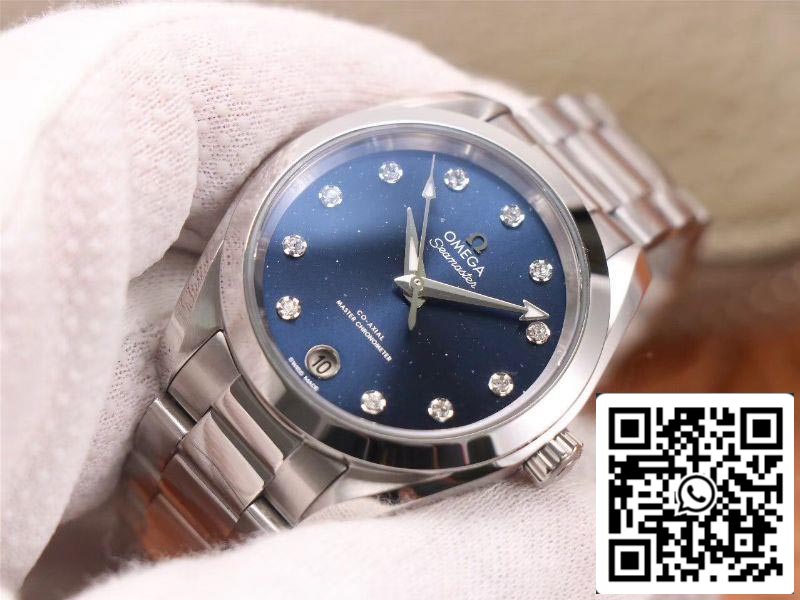 Omega Seamaster 220.10.38.20.53.001 Aqua Terra 150M 1:1 Best Edition VS Factory Blue dial Swiss 8800 US Replica Watch