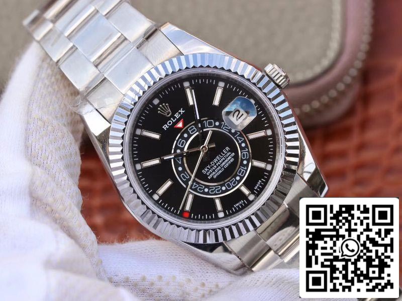 Rolex SKY DWELLER 326139 Meilleure édition 1:1 Meilleur cadran noir d'usine