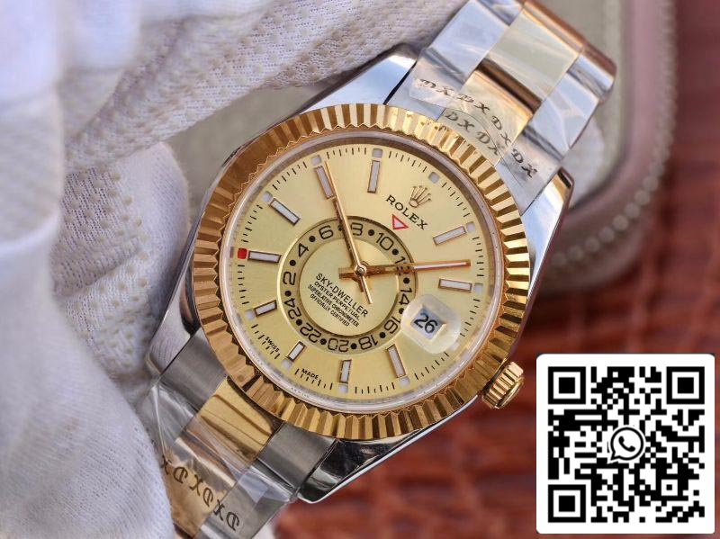 Rolex SKY-DWELLER 326938-72418 Meilleure édition 1:1 Meilleur cadran en or d'usine