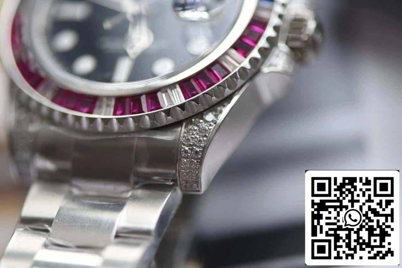 Rolex GMT Master II 116759 SAru-78209 1:1 Meilleure édition ROF Factory Cadran noir Suisse ETA2836