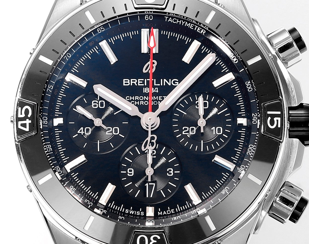 Breitling Super Chronomat B01  AB0136251B2S1 44mm BLS Factory 1:1 Best Edition black Dial