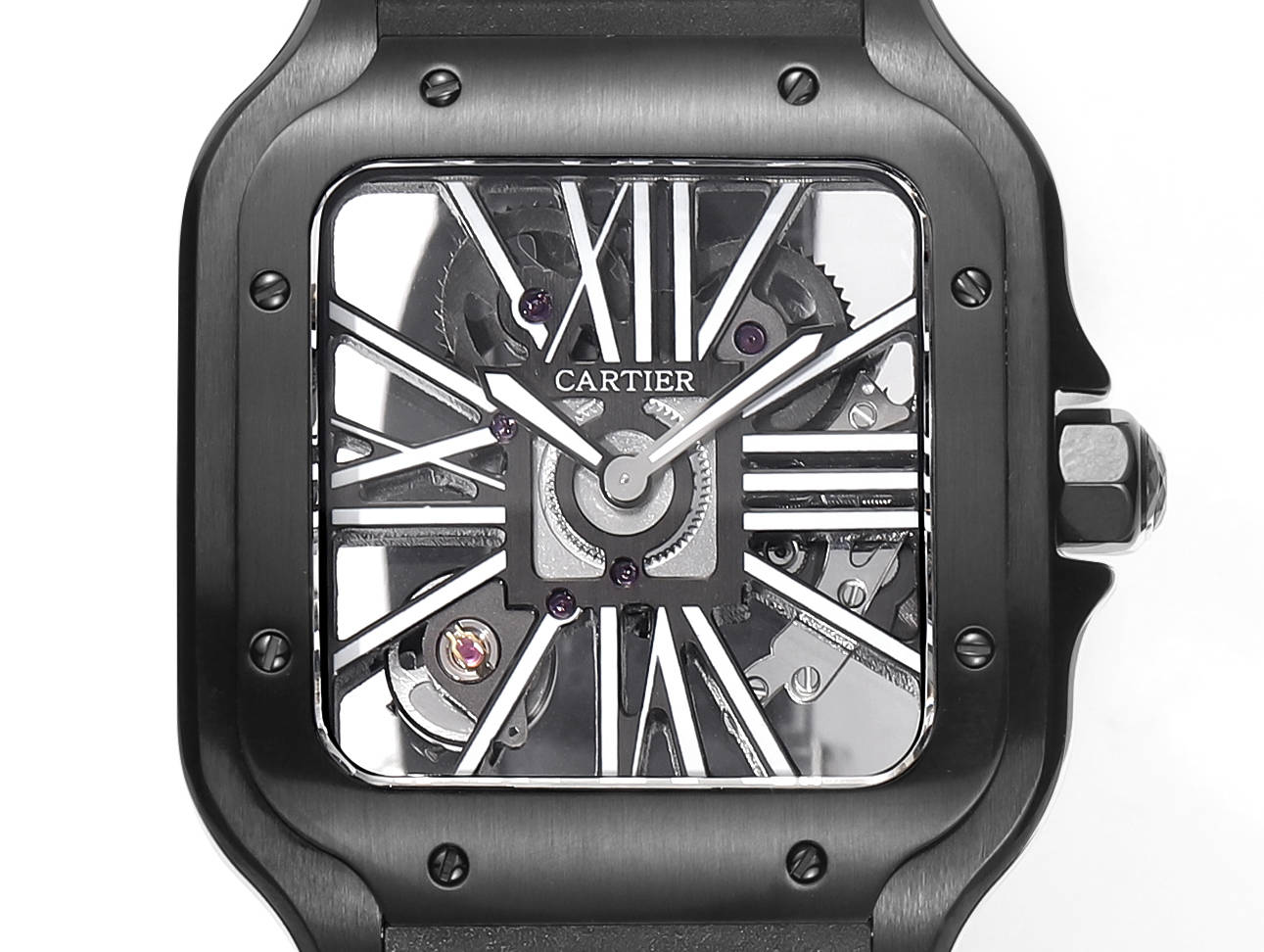 Cartier santos Skeleton 40mm  CRWHSA0009 TO119129 THB Factory 1:1 Best Edition