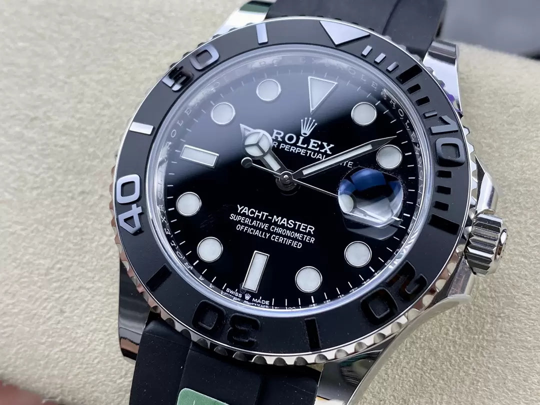 Rolex Yacht-Master 42 Cadran Noir M226659-0003 1:1 Meilleure Édition AR Version Contrepoids d'Usine