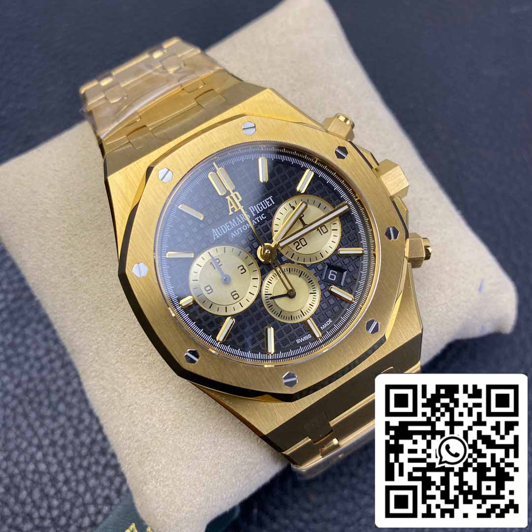 Audemars Piguet Royal Oak 26331  1:1 Best Edition OM Factory Black Dial Stainless Steel Yellow Gold