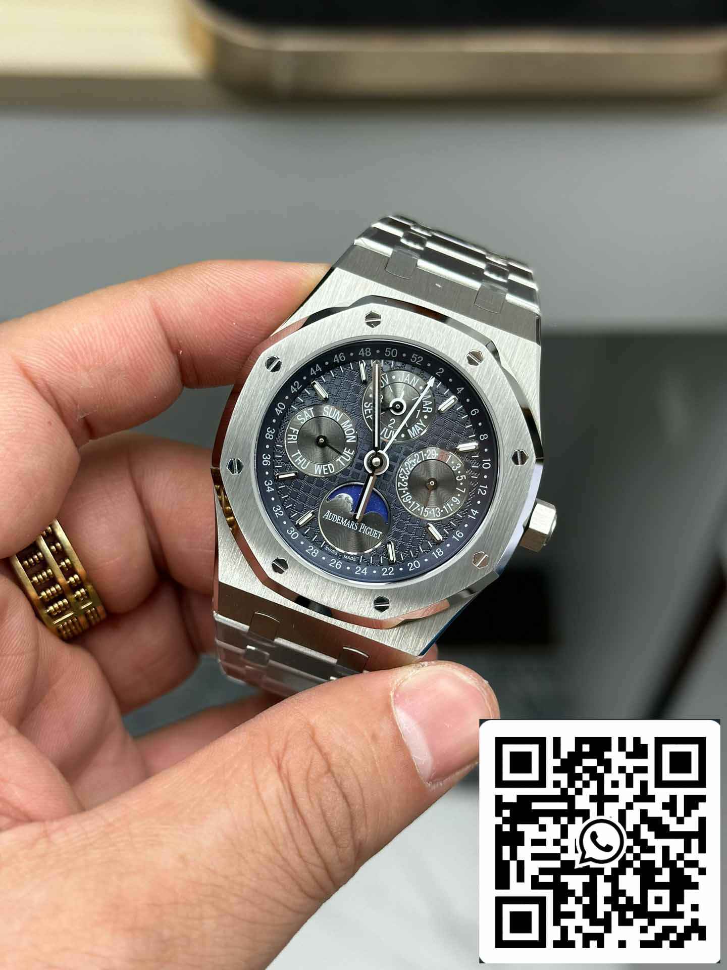 Audemars Piguet Royal Oak 26574BA.OO.1220BA.01 Edición 1:1 Mejor Versión Fábrica BBR Esfera Azul