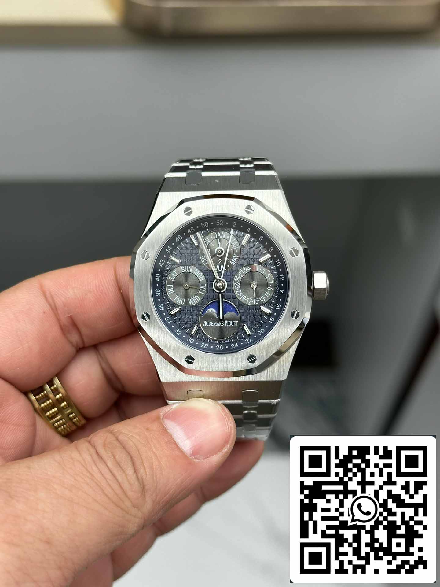 Audemars Piguet Royal Oak 26574BA.OO.1220BA.01 Edición 1:1 Mejor Versión Fábrica BBR Esfera Azul