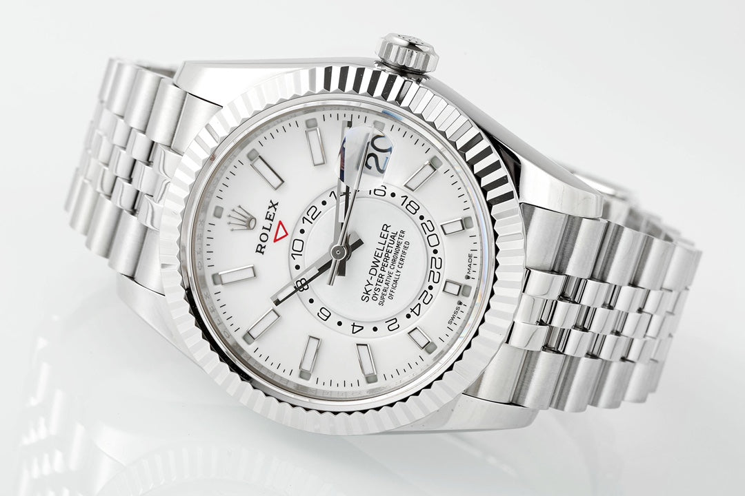 Rolex Sky Dweller M326934-0002 1:1 Best Edition ZF Factory White Dial Newest Version 2024