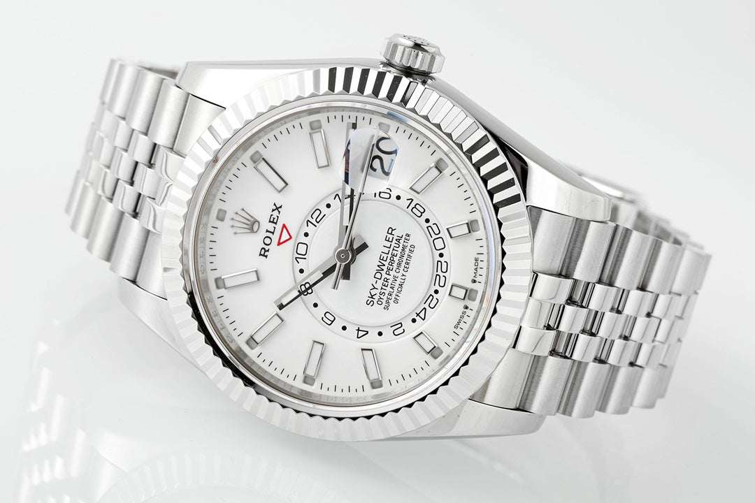 Rolex Sky Dweller M326934-0002 1:1 Meilleure édition ZF Factory Cadran blanc Nouvelle version 2024