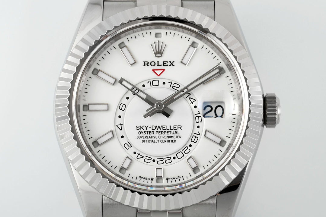 Rolex Sky Dweller M326934-0002 1:1 Best Edition ZF Factory White Dial Newest Version 2024