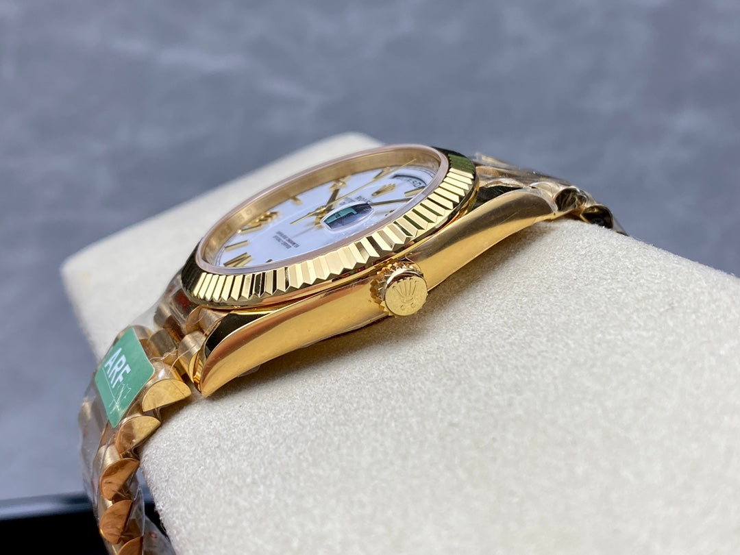 Rolex Day Date 40 M228238-0042 Weißes Zifferblatt 1:1 Best Edition AR Factory 3255 Uhrwerk