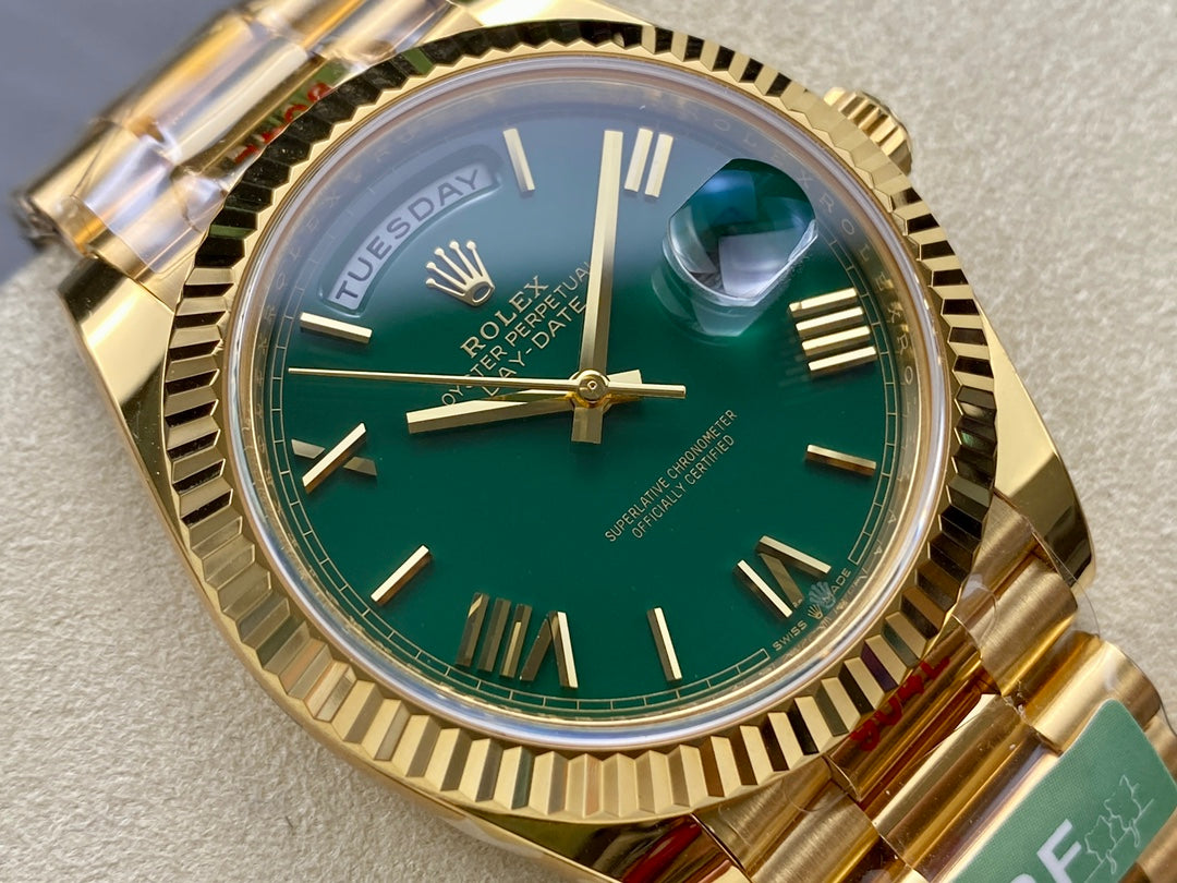 Rolex Day Date 40 M228238-0061 Grünes Zifferblatt 1:1 Best Edition AR Factory 3255 Uhrwerk