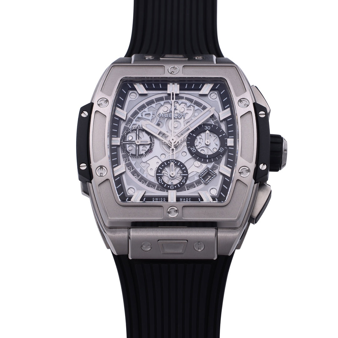 Hublot Big Bang Titanium 642.NX.0170.RX 642NX0170RX 1:1 Best Editon BBF Factory Grey Dial Rubber Strap (Sao chép)