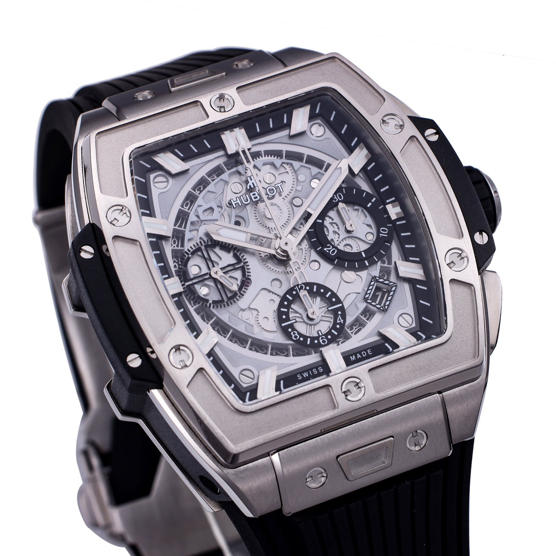 Hublot Big Bang Titanium 642.NX.0170.RX 642NX0170RX 1:1 Best Editon BBF Factory Grey Dial Rubber Strap (Sao chép)