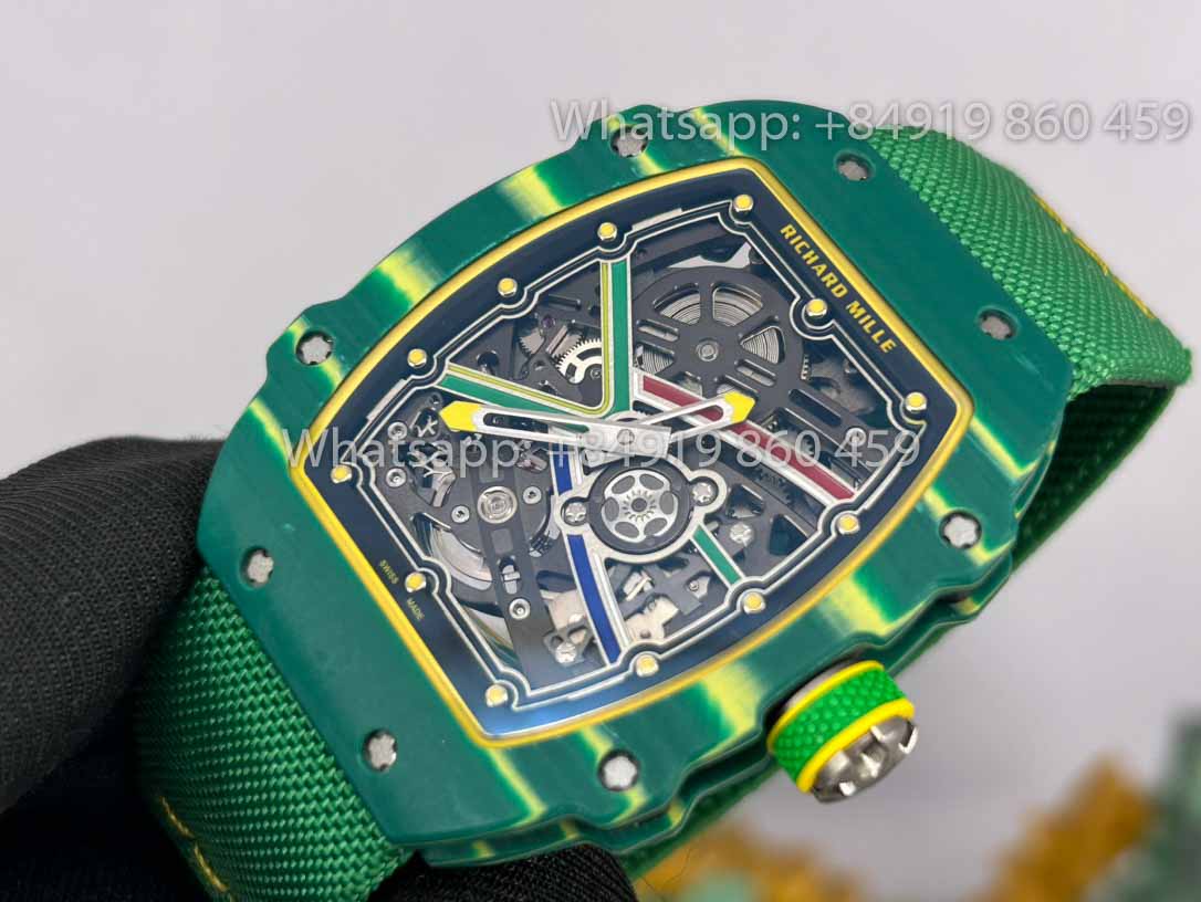 Replica Richard Mille RM67-02 Sprint 48MM Wayde Van Niekerk Green  1:1 Best Clone V2