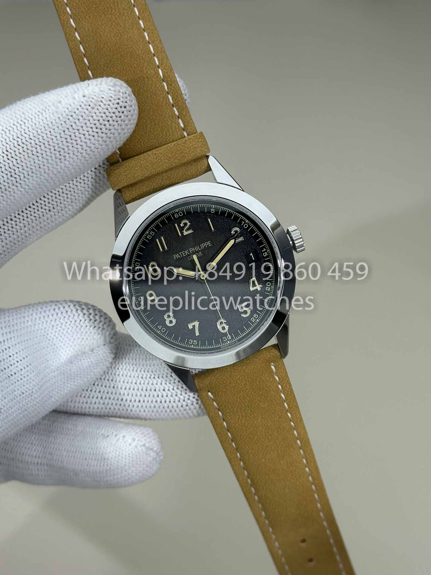 Patek Philippe Calatrava 5226G-001 Brown Strap 1:1 Best Clone GR upgraded luminous version