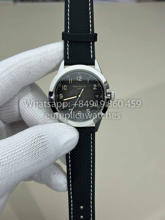 Patek Philippe Calatrava 5226G-001 Fabric Strap 1:1 Best Clone GR upgraded luminous version