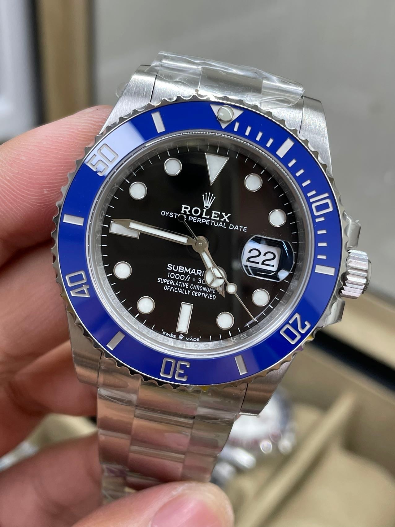 Rolex Submariner M126619LB-0003 41MM 3235 mouvement VS cadran noir d'usine