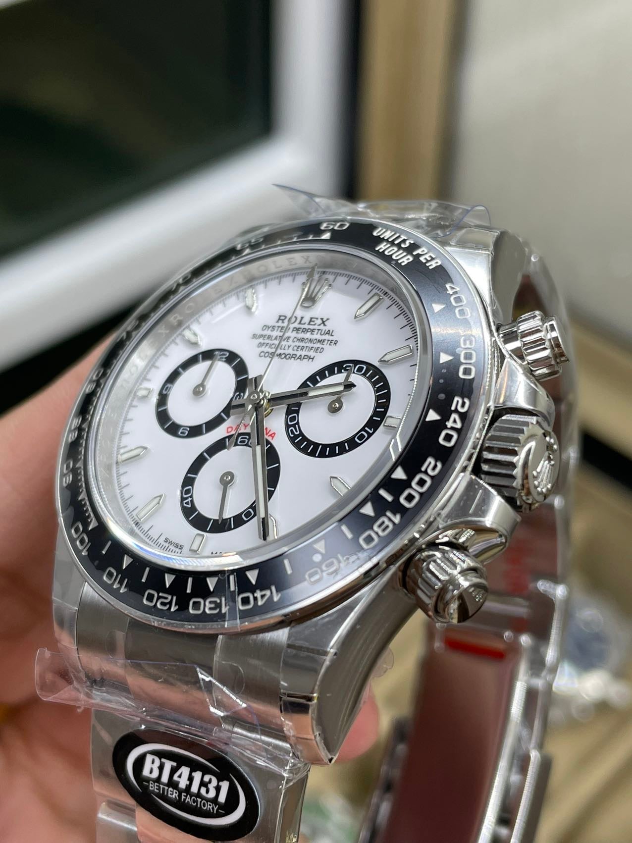 Rolex Cosmograph Daytona M126500LN-0001 Nouveau mouvement 4131 1:1 Meilleure édition BT Factory