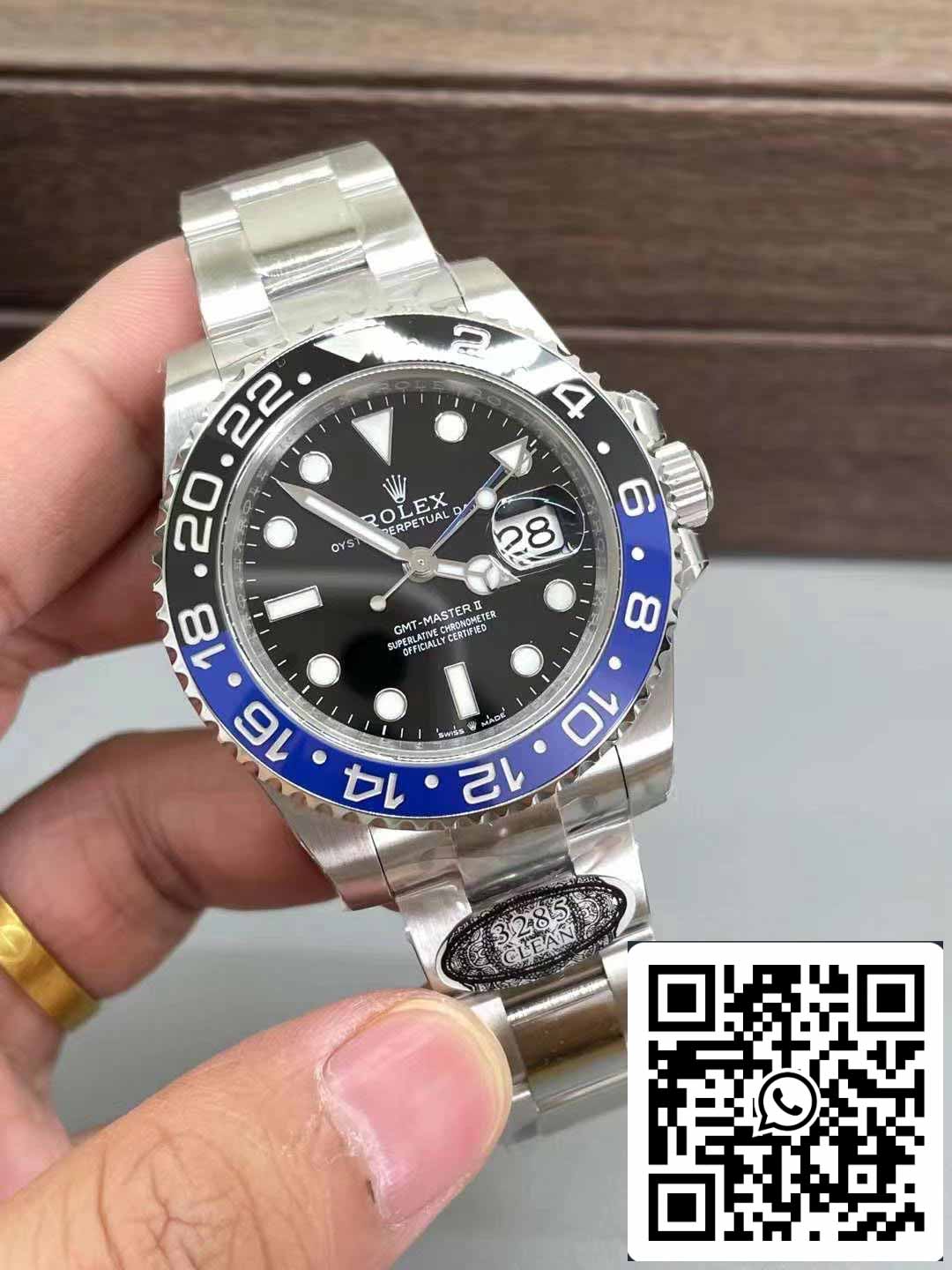 Rolex GMT Master II 116710BLNR-78200 1:1 Best Edition Clean Factory Black Dial