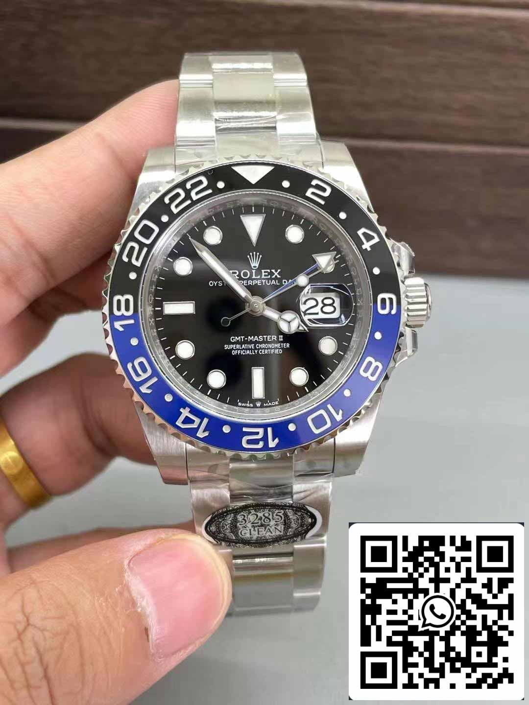 Rolex GMT Master II 116710BLNR-78200 1:1 Best Edition Clean Factory Black Dial