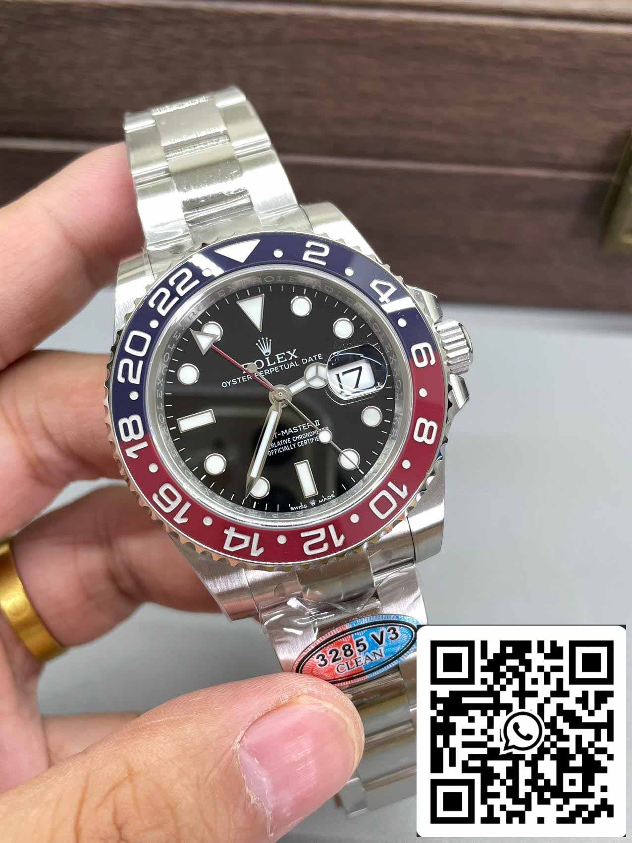 Rolex GMT Master II M126710BLRO-0001 Jubiläumsarmband Beste Ausgabe Clean Factory V3S Cola Kreis 2024