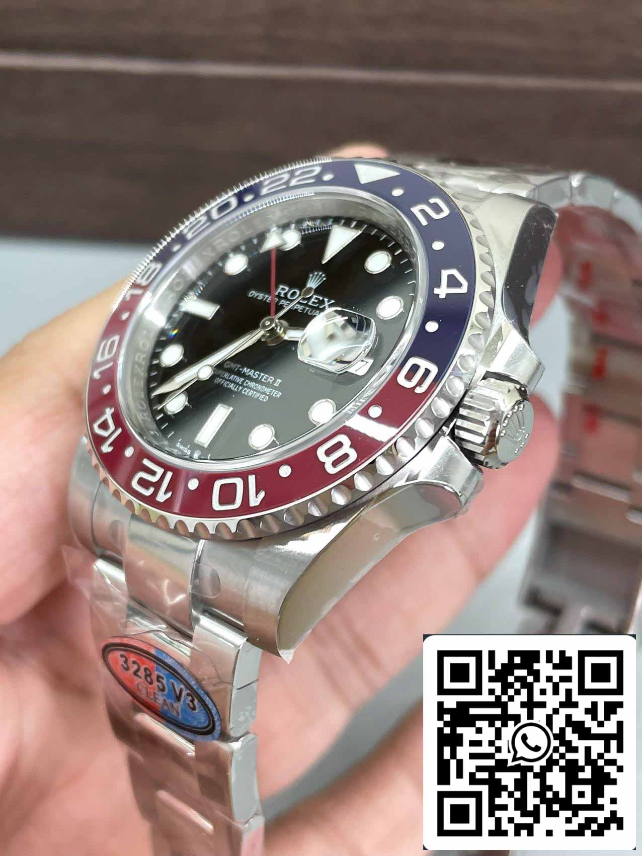 Rolex GMT Master II M126710BLRO-0001 Jubiläumsarmband Beste Ausgabe Clean Factory V3S Cola Kreis 2024