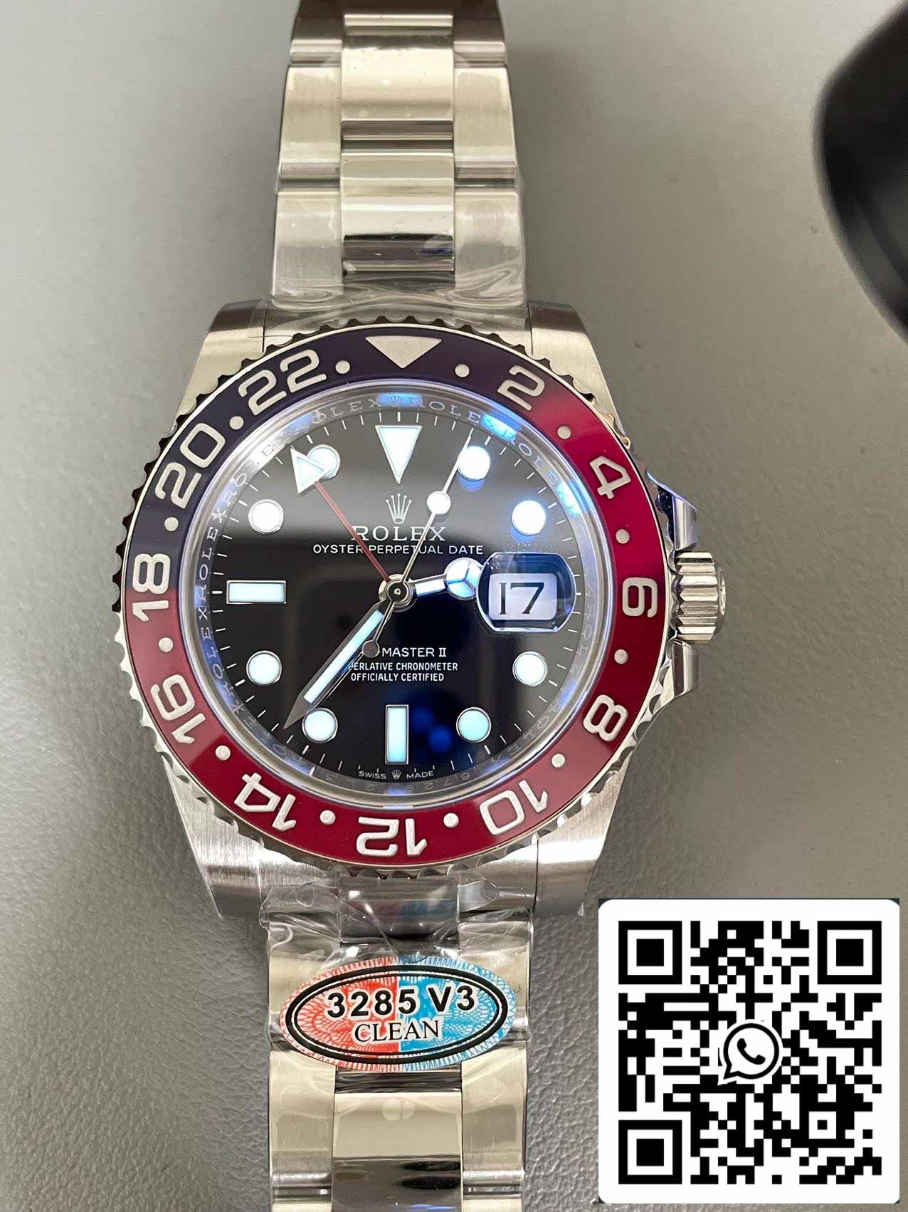 Rolex GMT Master II M126710BLRO-0001 Jubiläumsarmband Beste Ausgabe Clean Factory V3S Cola Kreis 2024