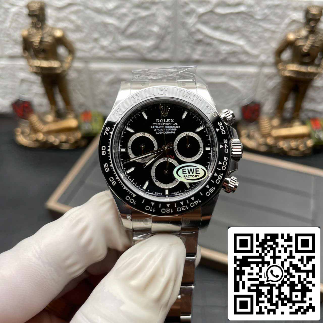 Rolex Cosmograph Daytona m126500ln-0002 1:1 Meilleure édition Mouvement EWE Factory 4131