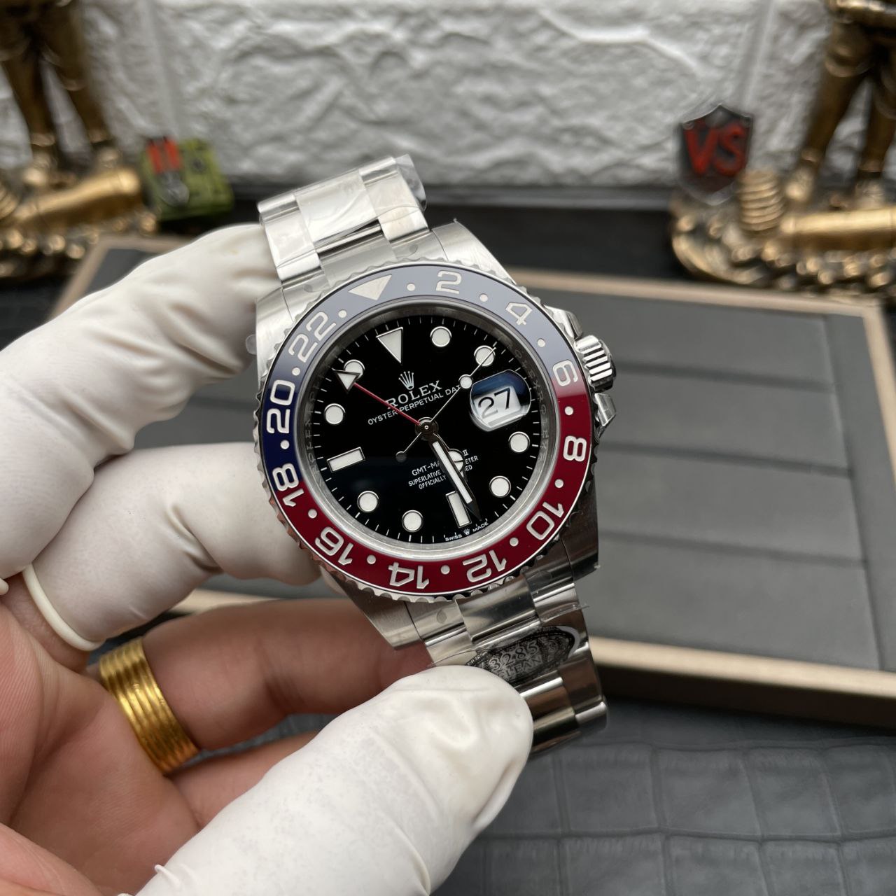 Rolex GMT Master II M126710BLRO-0001 avec bracelet Jubilee, meilleure édition de la Clean Factory V3S, Cercle Cola 2024.