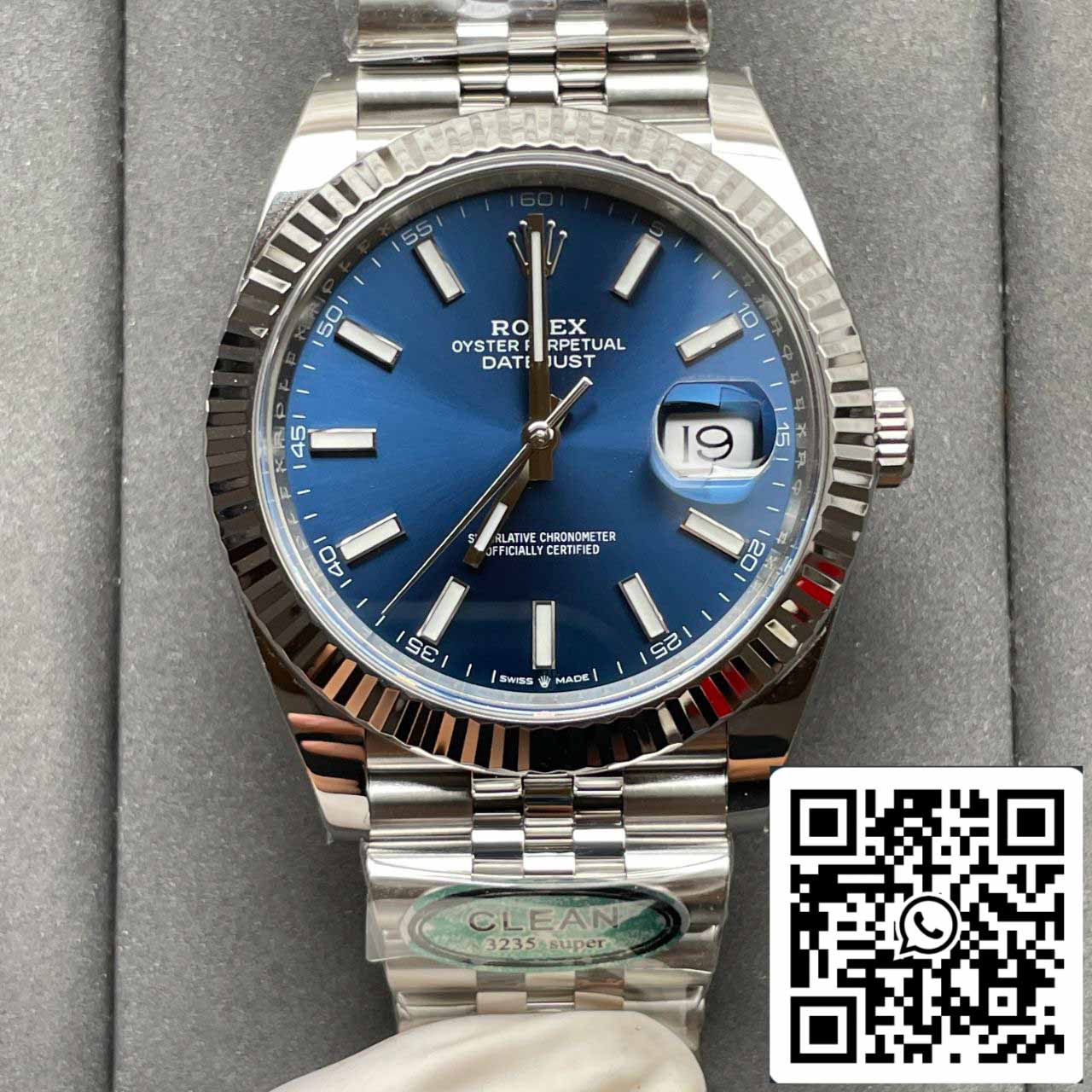 Rolex Datejust M126334-0002 1:1 Best Edition Clean Factory Blaues Zifferblatt