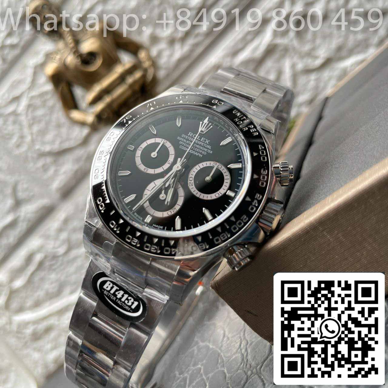 Rolex Cosmograph Daytona M126500ln-0002 Nouveau mouvement 4131 1:1 Meilleure édition BT Factory