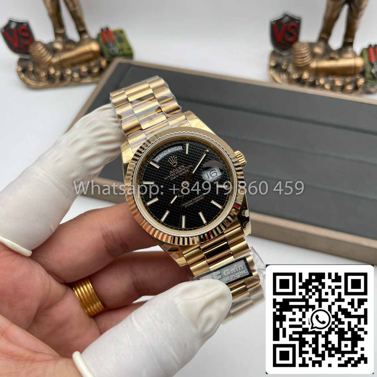 Rolex Day Date 40 Gold 228238-0007 1:1 Meilleure édition QF Factory CounterWeight Version