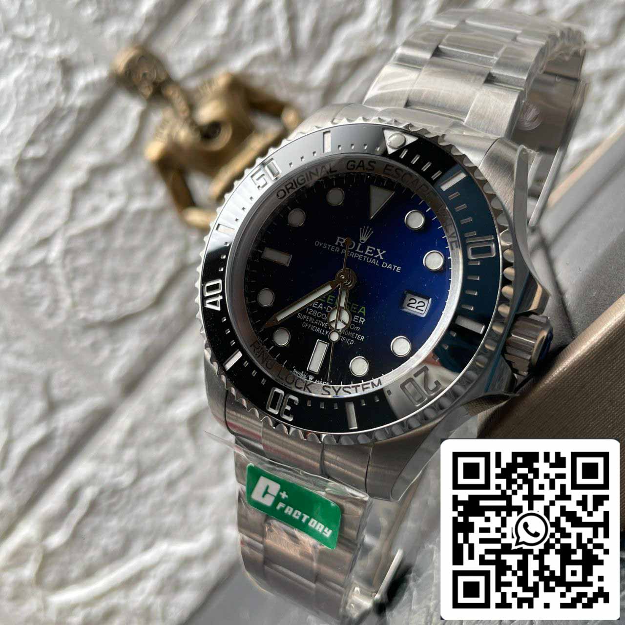 Rolex Sea-Dweller Deepsea M126660-0002 1:1 Meilleure édition C+ Cadran bleu d'usine