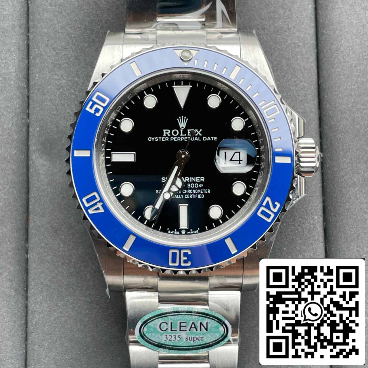 Rolex Submariner M126619lb-0003 41MM 1:1 Meilleure édition Clean Factory Lunette bleue