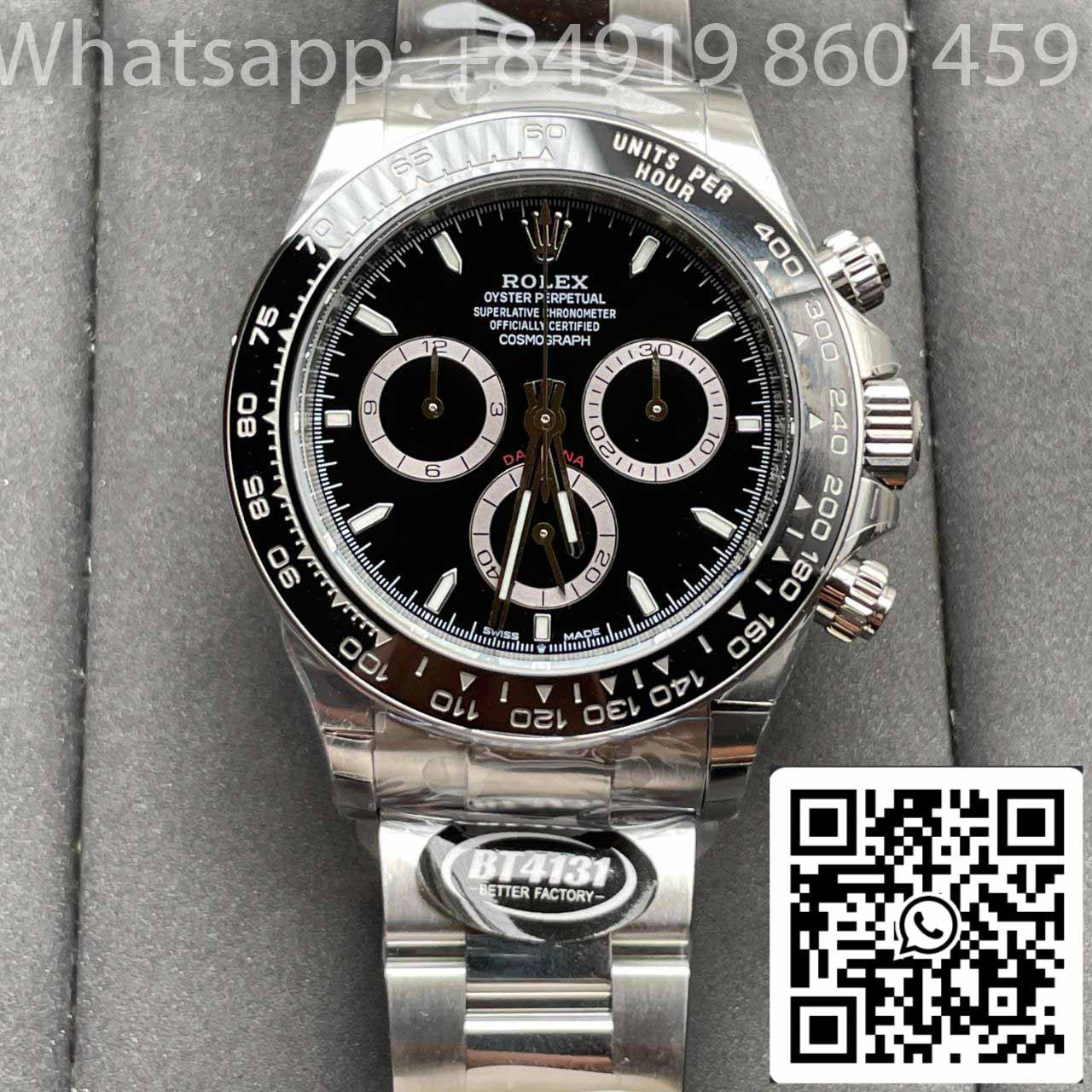 Rolex Cosmograph Daytona M126500ln-0002 Nouveau mouvement 4131 1:1 Meilleure édition BT Factory