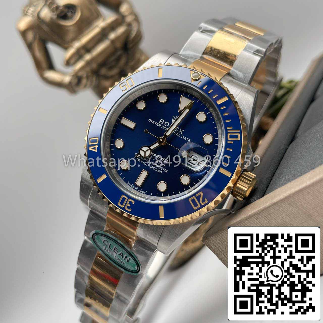 Rolex Submariner M126613LB-0002 41MM 1:1 Meilleure édition Clean Factory Cadran bleu