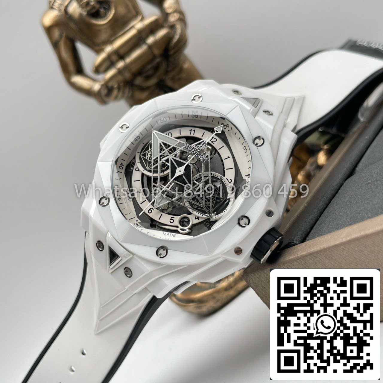 Hublot Big Bang Sang Bleu II 418.HX.2001.RX.MXM21 1:1 Best Edition BBF Factory White Ceramics