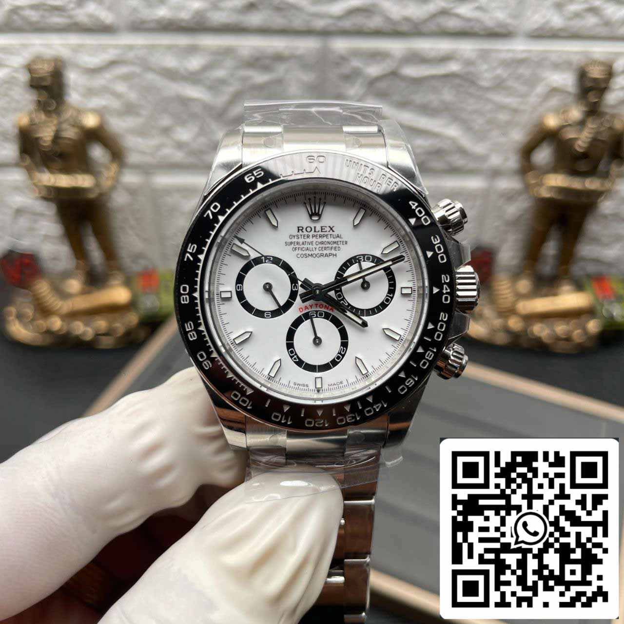 Rolex Cosmograph Daytona m126500ln-0001 1:1 Meilleure édition Mouvement EWE Factory 4131