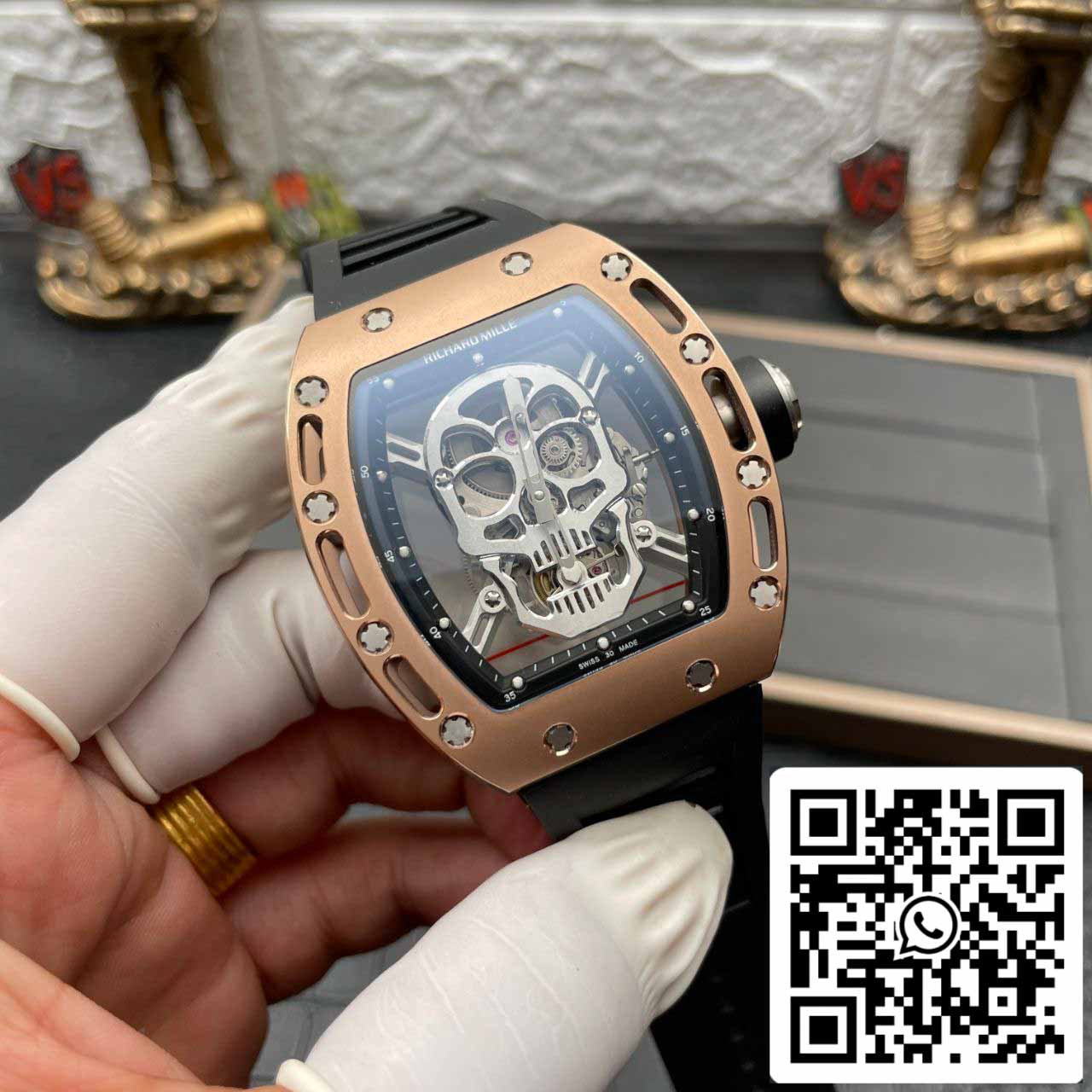 Richard Mille RM052 Tourbillon 1:1 베스트 에디션 EUR Factory 티타늄 케이스