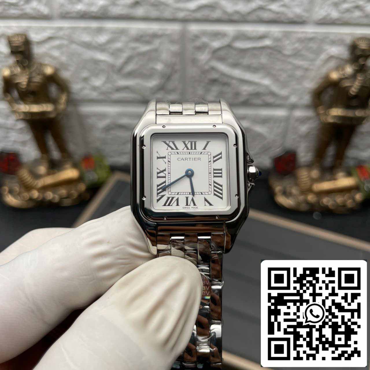 Panthere De Cartier WSPN0007 GF Factory 1:1 Best Edition Swiss Quartz 316L Stainless Steel Bracelet