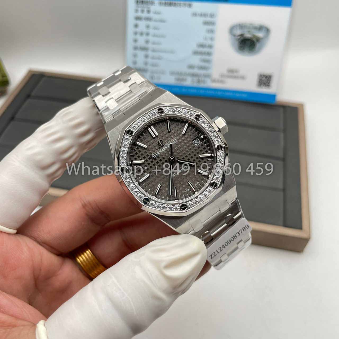 Audemars Piguet 15451ST.ZZ.1256ST.02 APS Factory Custom Moissanite Stone 1:1 Best Clone