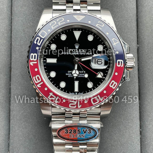 Rolex GMT Master II M126710BLRO Jubilee Strap 1:1 Best Edition Clean Factory newest Version 2024