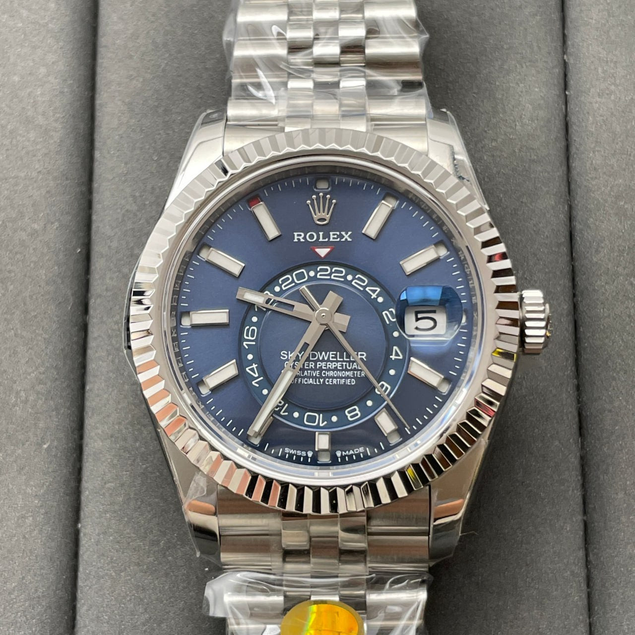 Rolex Sky Dweller M336934-0006 1:1 Meilleure édition ZF Factory Cadran bleu Nouvelle version 2024