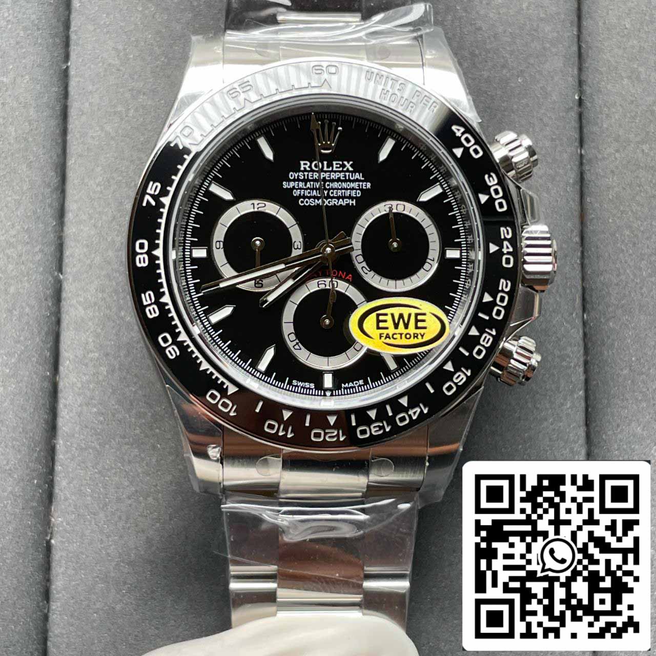 Rolex Cosmograph Daytona m126500ln-0002 1:1 Meilleure édition Mouvement EWE Factory 4131