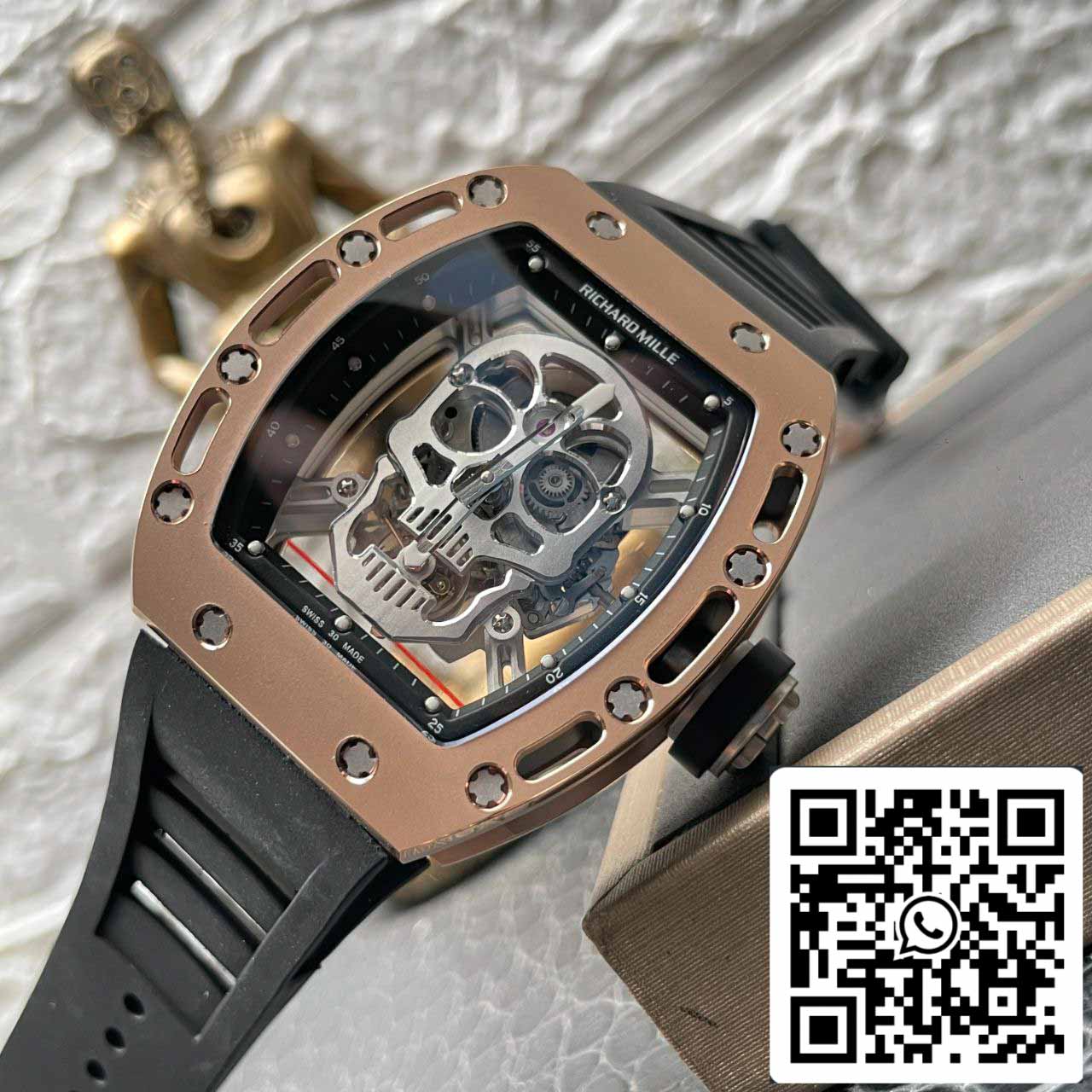 Richard Mille RM052 Tourbillon 1:1 베스트 에디션 EUR Factory 티타늄 케이스