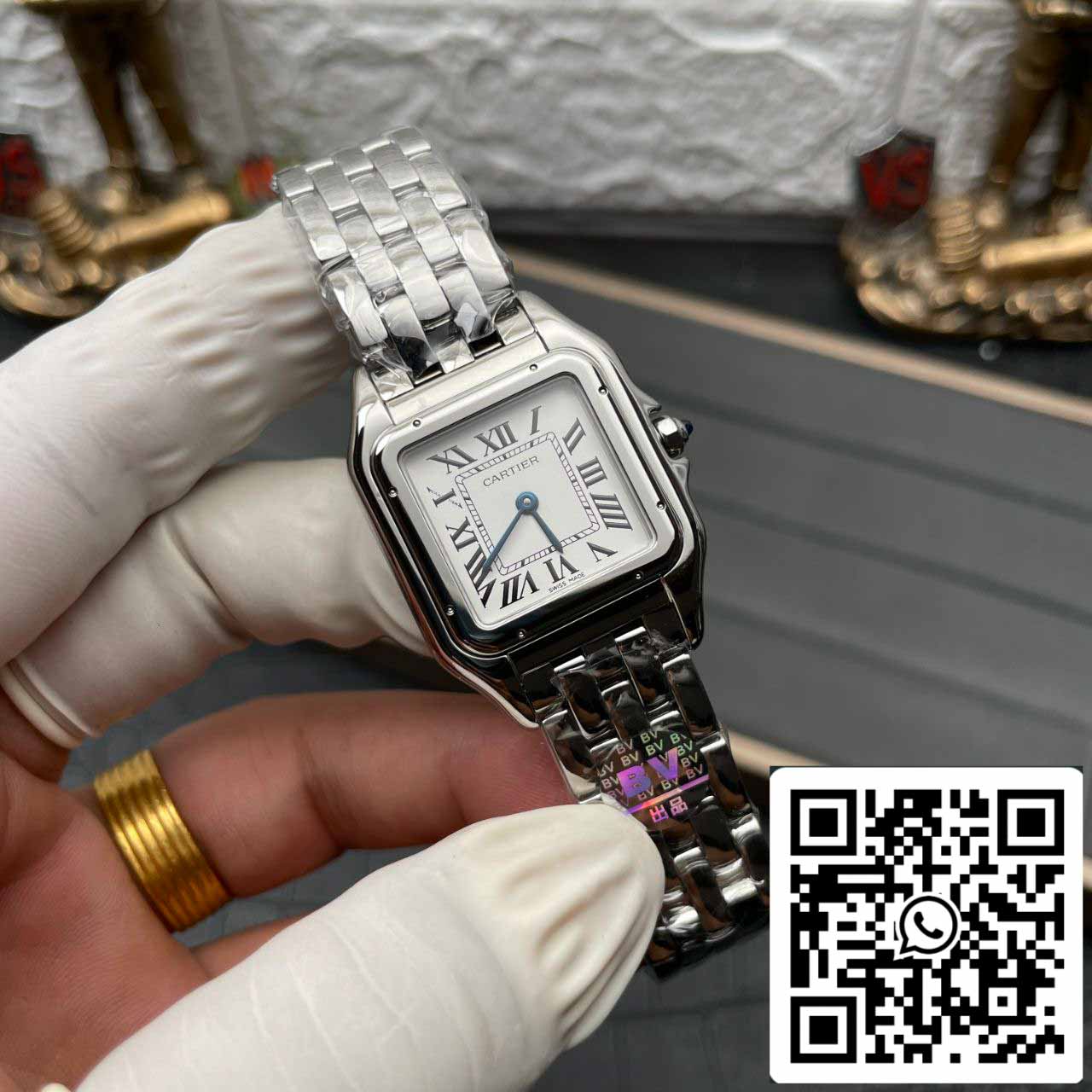 Panthere De Cartier WSPN0007 GF Factory 1:1 Best Edition Swiss Quartz 316L Stainless Steel Bracelet