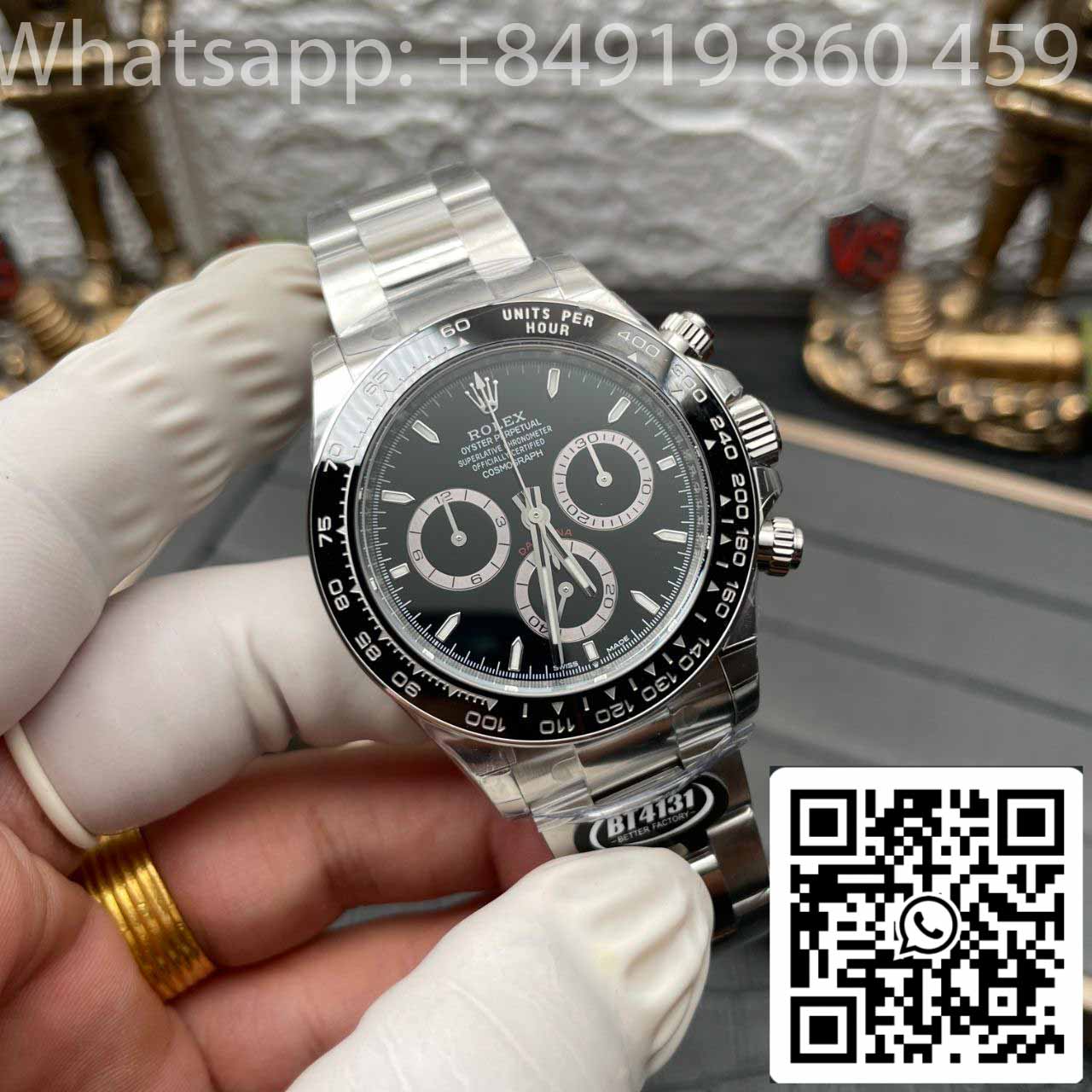 Rolex Cosmograph Daytona M126500ln-0002 Nouveau mouvement 4131 1:1 Meilleure édition BT Factory