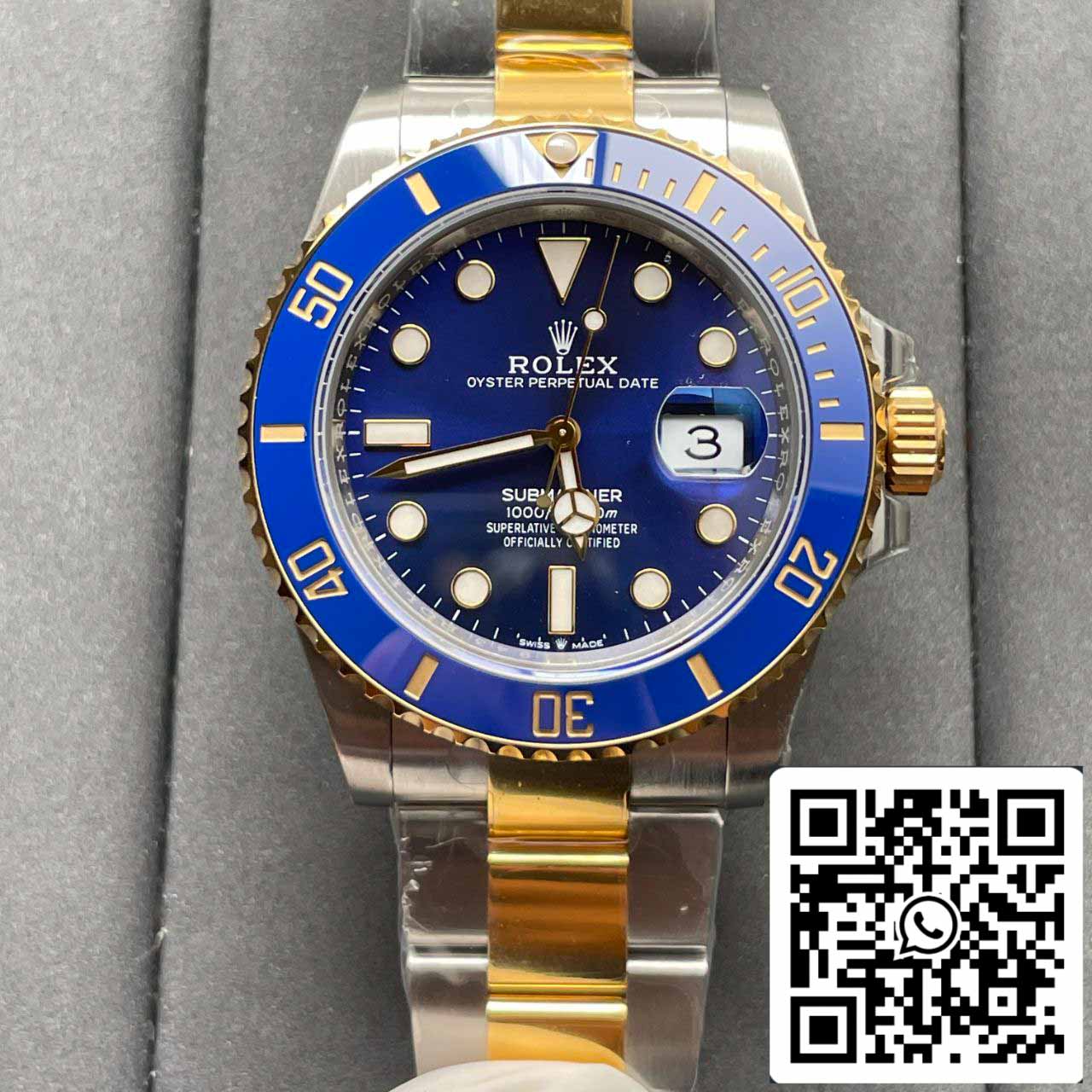 Rolex Submariner 116613LB-97203 40 mm mouvement 3135 VS cadran bleu d'usine