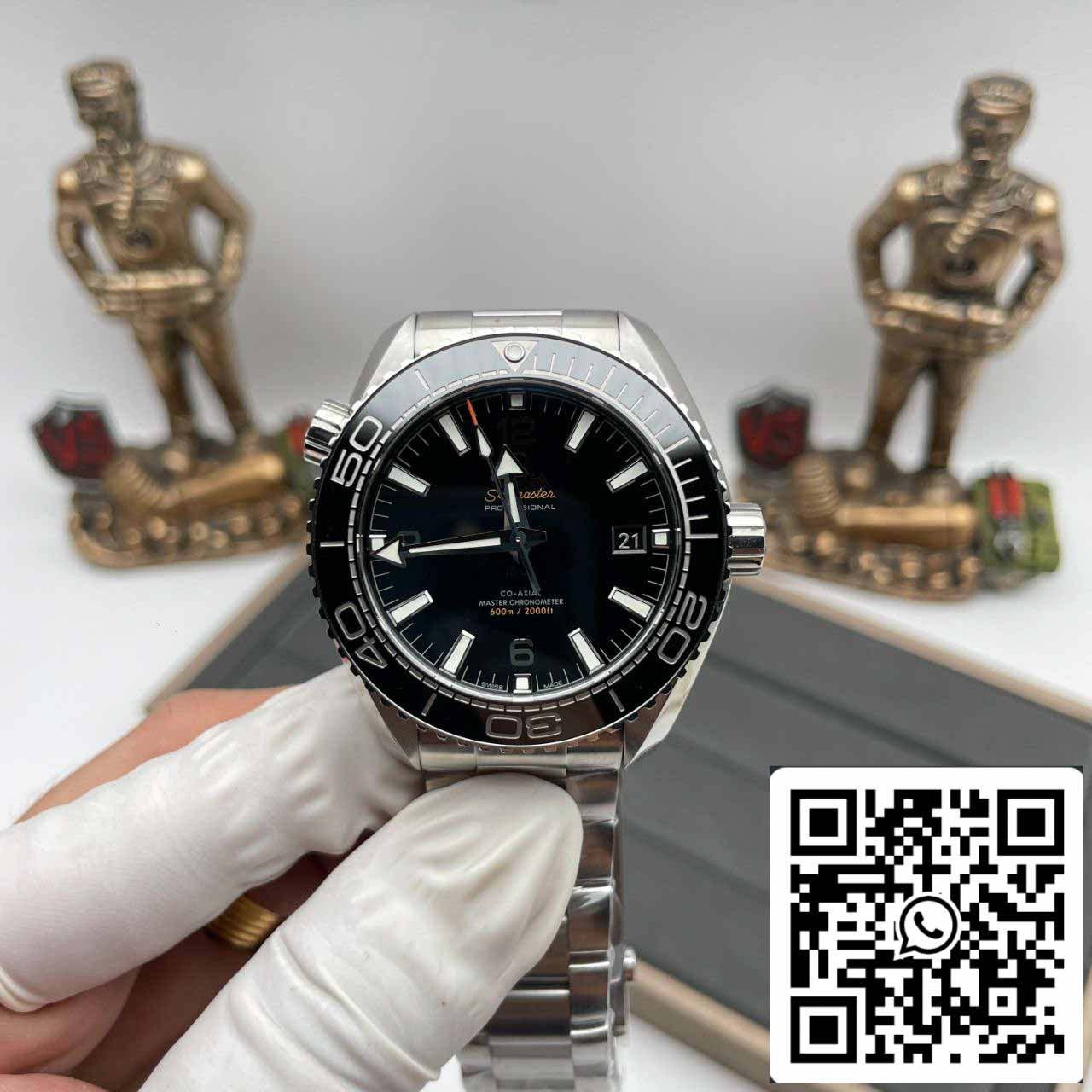 Omega Seamaster 215.30.44.21.01.001 1:1 Best Edition VS Factory Black Ceramic Dial Swiss 8900