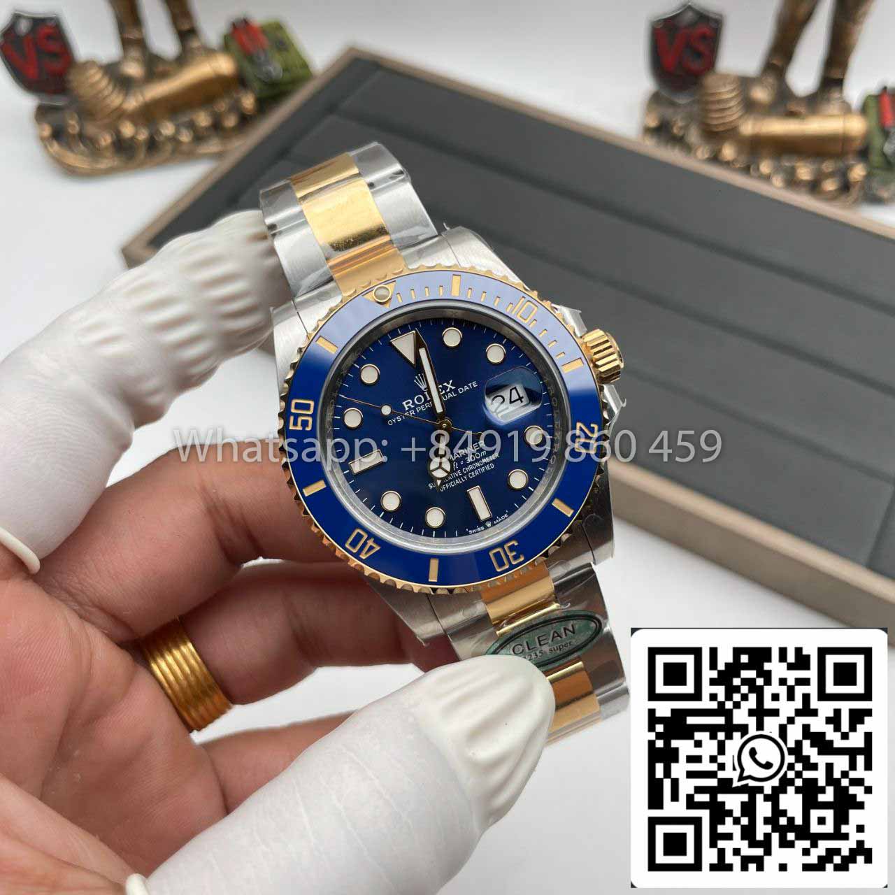 Rolex Submariner M126613LB-0002 41MM 1:1 Meilleure édition Clean Factory Cadran bleu